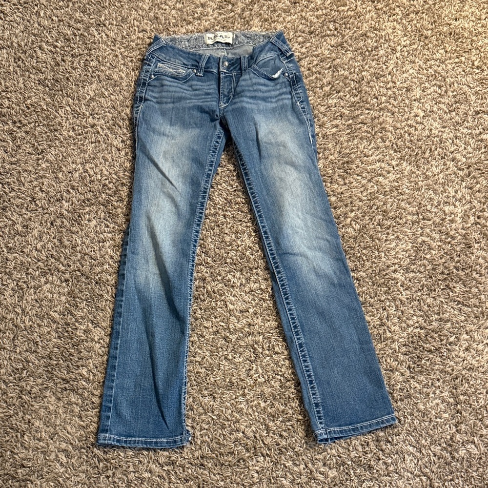 Ariat Medium Blue Straight Leg Jeans